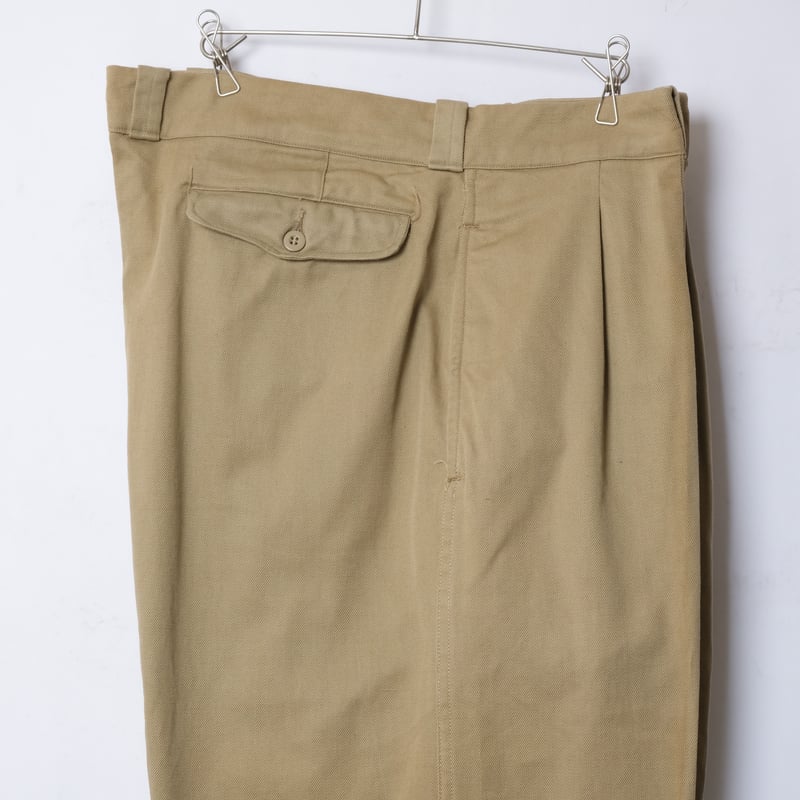 名作 ビンテージ french army M52 後期 フランス軍 サイズ35 ヴィンテージ美品］フランス軍M52後期 35サイズ □美ワイドシルエット