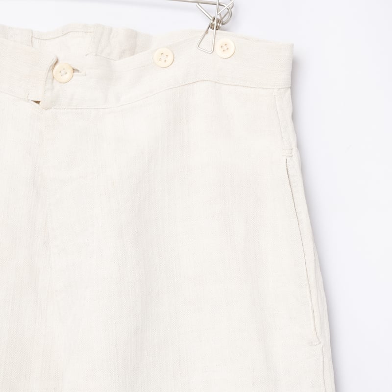 パンツ 30s French Army Linen Bourgeron Trousers 30s French Army Linen Linen Bourgeron Trousers