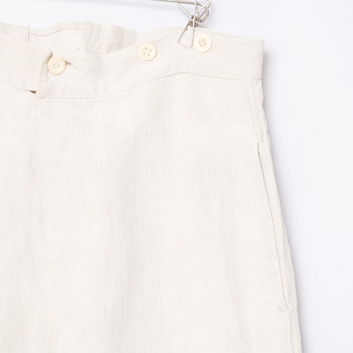 30s French Army Linen Linen Bourgeron Trousers