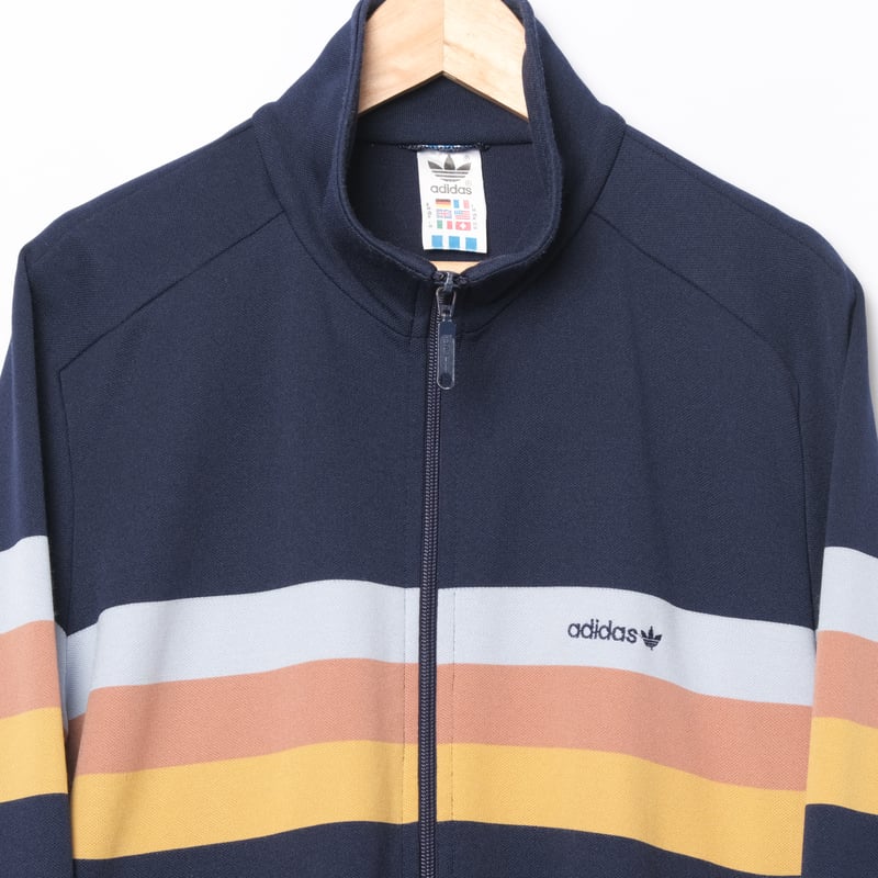 80s Vintage adidas Track Jacket Navy × 3 Color