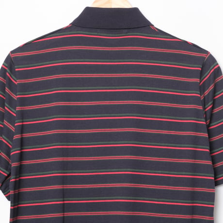 80s JOHN SMEDLEY Sea Island Cotton Half sleeves Polo Shirt Navy（Made in England)