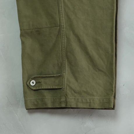 French Army M47 Trousers First Size15(13)  Metal Button Used