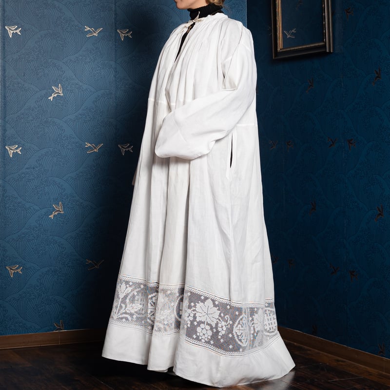 France Antique Linen Church Smock | Ugla パンと古着と本 France Antique Linen Church Smock | Ugla パンと古着と本