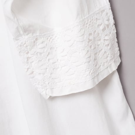 Early 1900s France  Antique Linen Church Smock