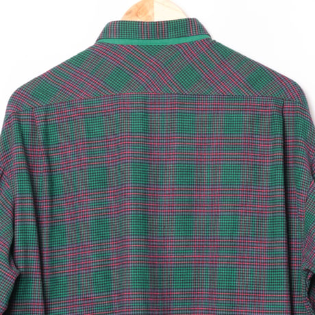 80s Vintage adidas Ventex Checked Shirt（Made in France）