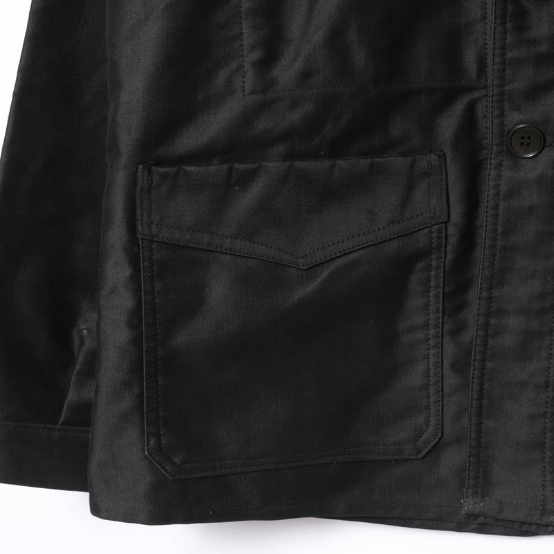 40s France Vintage Le Mont Saint Michel Black M