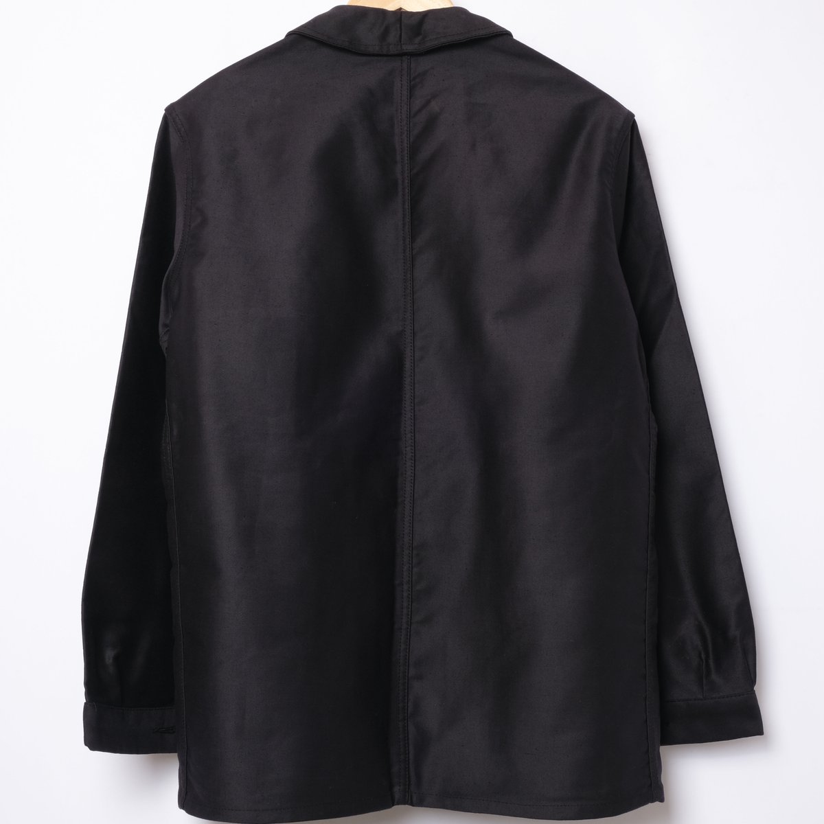 40-50s Dumont d'Urville Black Moleskin Jacket