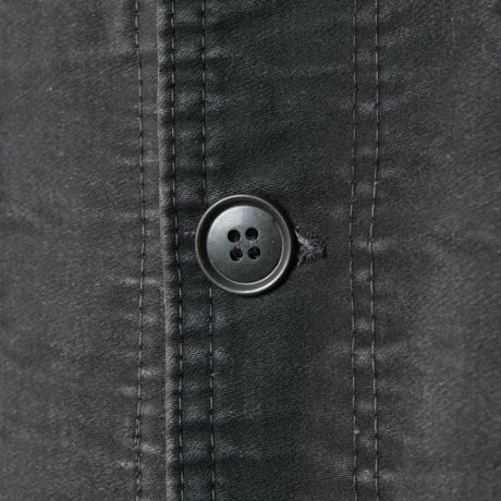40-50s Le Mont St Michel Black Moleskin Jacket Size52