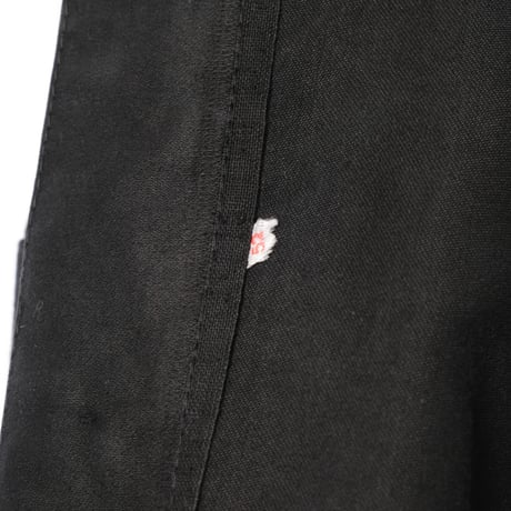 50-60s France Vintage DOLMEN Black Moleskin Jacket