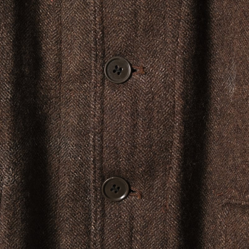 50-60s France Vintage Pascal Brown Wool Farmers