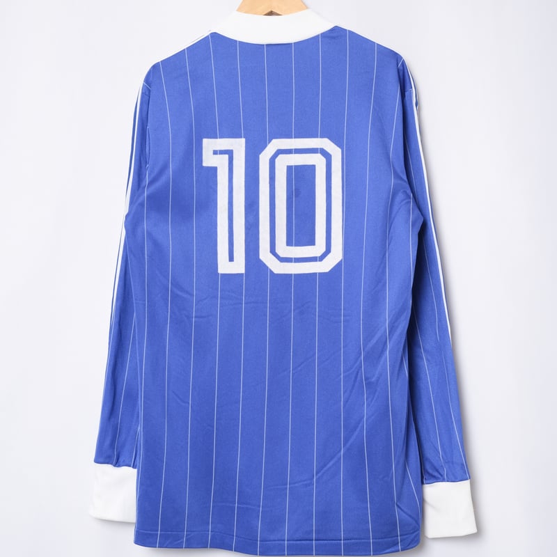 70-80s Vintage adidas Ventex Game Shirt Blue ×