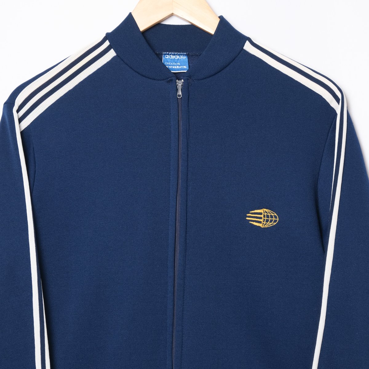 美品 60s アディダス VENTEX フランス製 ワールド トラックジャケット 60s Vintage adidas Ventex Track Jacket Late Wor