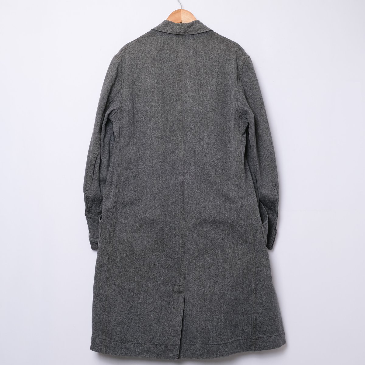 40-50s French Vintage Black Chambray Atelier C 40-50s French Vintage Black Chambray Atelier C