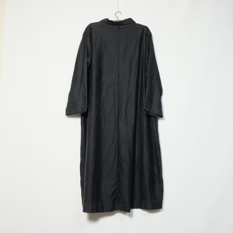 1940-50s Black Light Moleskin Dress