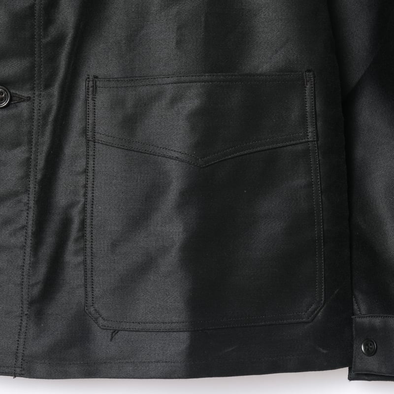 30-40s France Vintage LA BICHE Black Moleskin J 30-40s France Vintage LA BICHE Black Moleskin J