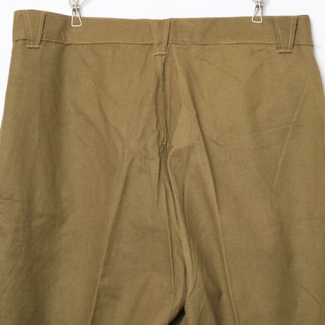 40s French Army Work Trousers Size 92L Dead Stock