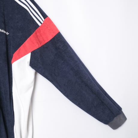 70-80s Vintage adidas Ventex Track Jacket Model Challenger Navy × White × Red (Made in France) 198