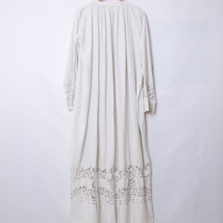 ~1920s  French  Linen Deer Church Smock