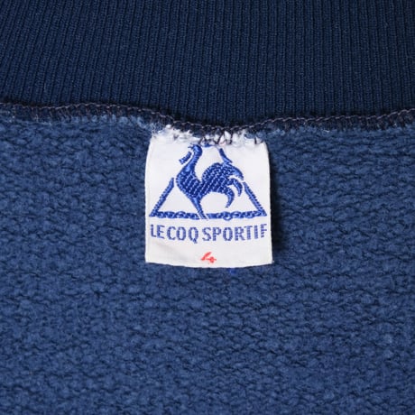 60-70s Vintage Le coq Collarless Track Jacket Navy (Made in France)