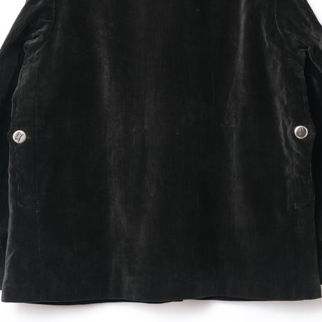40-50s French Vintage Le Sans Rival Black Corduroy Hunting Jacket
