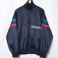 80s Vintage adidas Ventex Track Jacket Navy（Made in France）