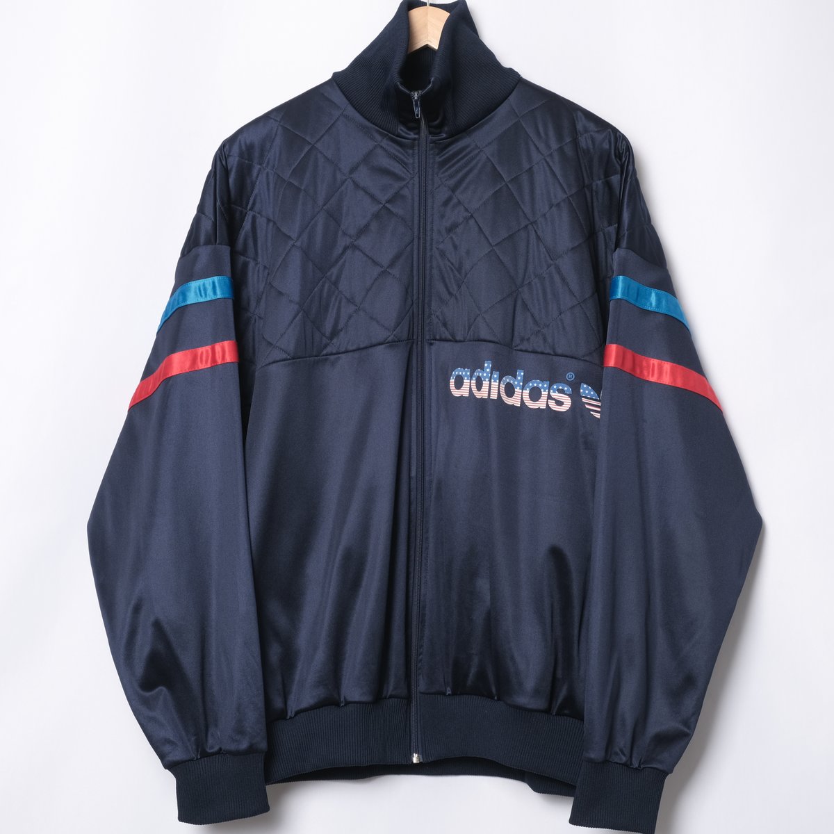 80s Vintage adidas Ventex Track Jacket Navy（Mad