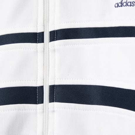 70-80s Vintage adidas Ventex Track Jacket Model  First White × Navy (Made in France)