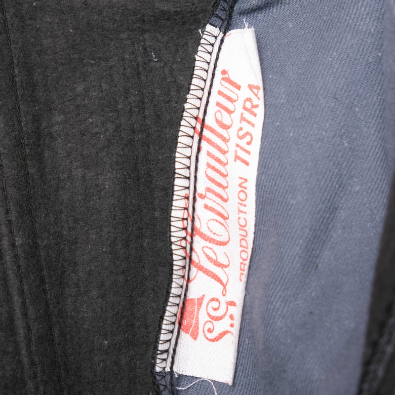 50-60s France Vintage Le Tirailleur Stripe Trou
