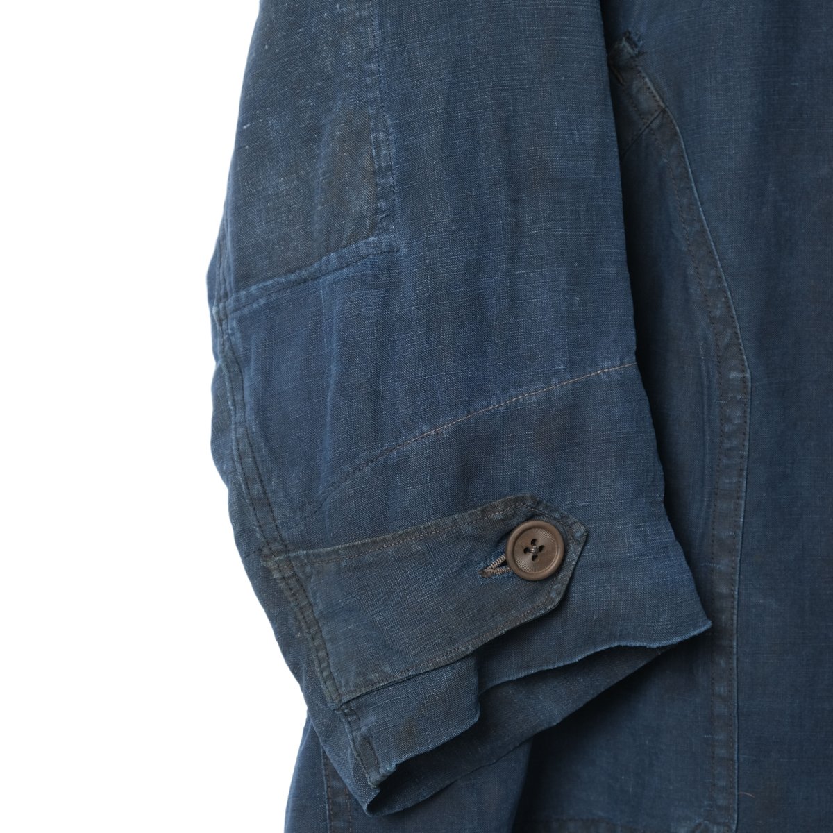 30-40s France Vintage Indigo Linen Maquignon 30-40s France Vintage Indigo Linen Maquignon