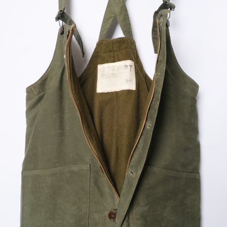 50s Marine Nationale Cotton Pipue Deck Trousers