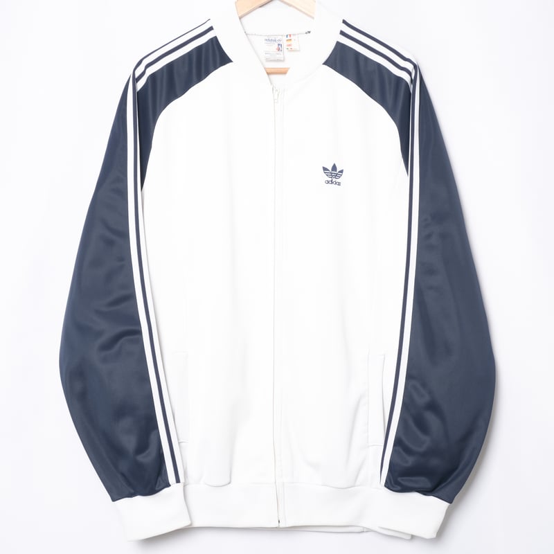 70-80s Vintage adidas ATP Track Jacket White ×