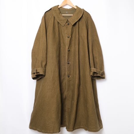 French Army M35 Motorcycle Coat Linen Dead Stock