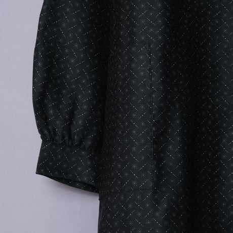 50-60s  French Vintage Cotton  Work Dress Dead Stock 2