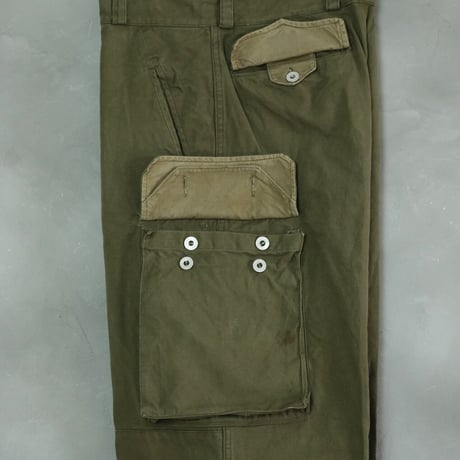 French Army M47 Trousers First Size15(13)  Metal Button Used