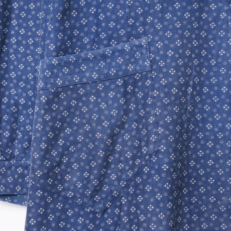 50-60s France Vintage Cotton Work Dress