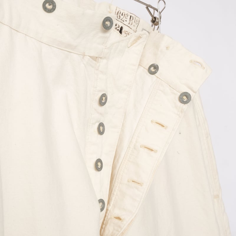 30s French Army Cotton Bourgeron Trousers Met 30s French Army Cotton Bourgeron Trousers Met