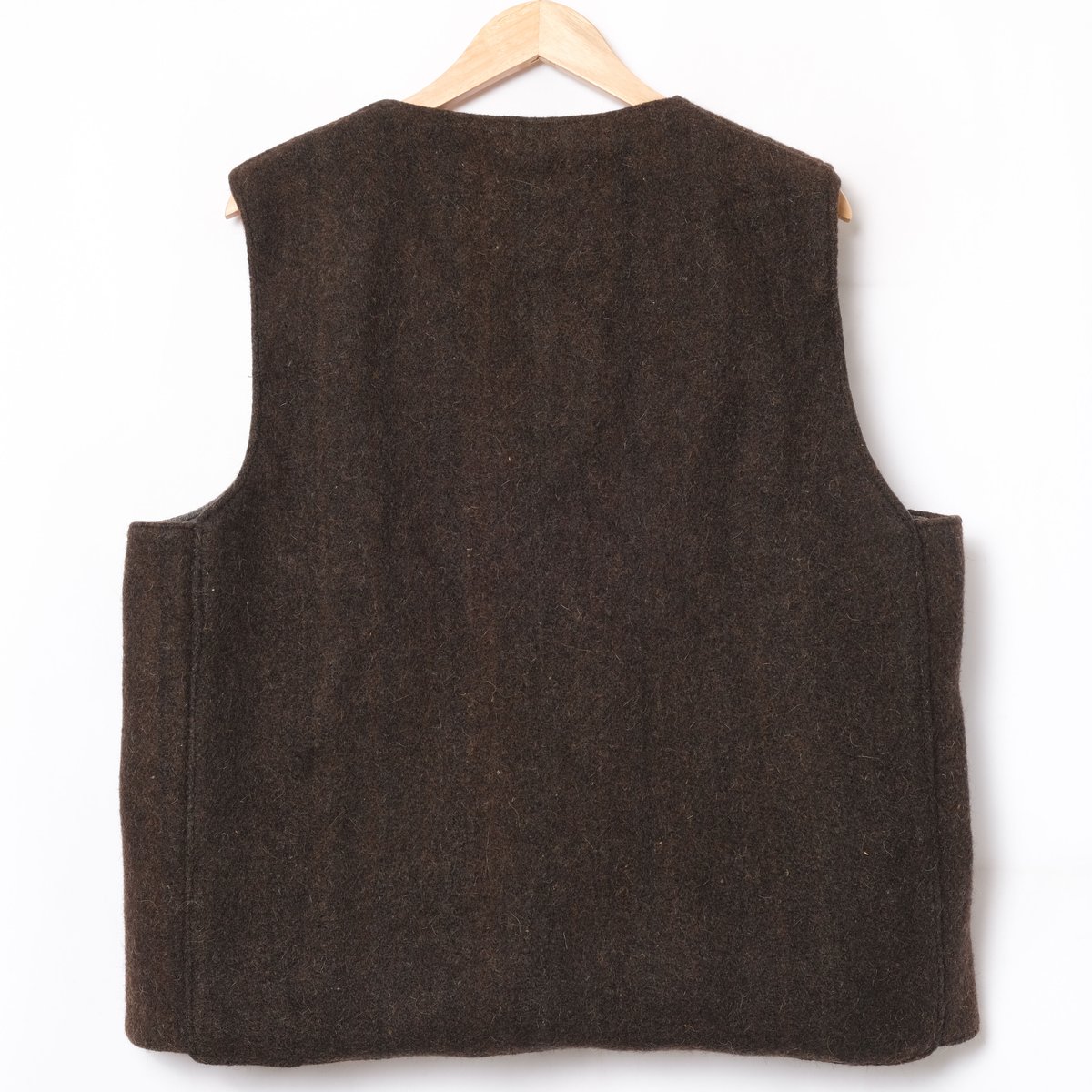 30-40s France Vintage Bouble Breasted Wool Farm