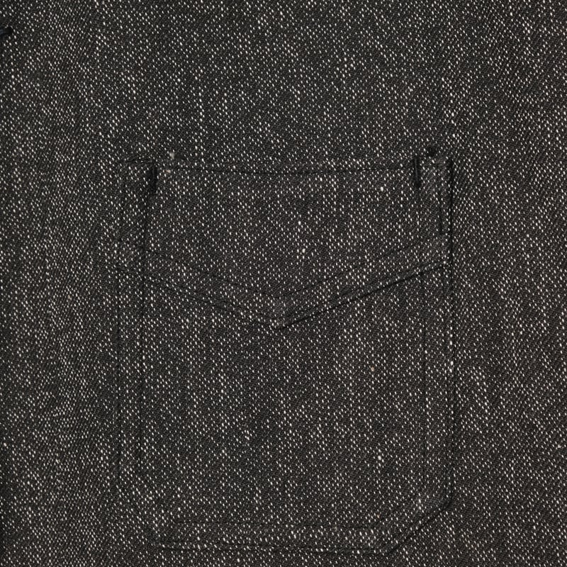 40s France Vintage Black Chambray Work Jacket D