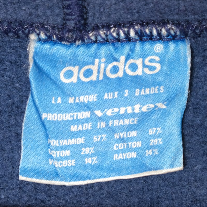 70s Vintage adidas Ventex Hoodie Navy (Made in