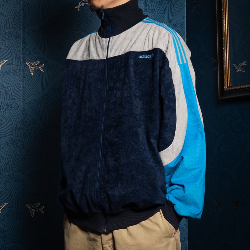 80s adidas VELOURS TRACK JACKET 80s adidas 西ドイツ製 velours