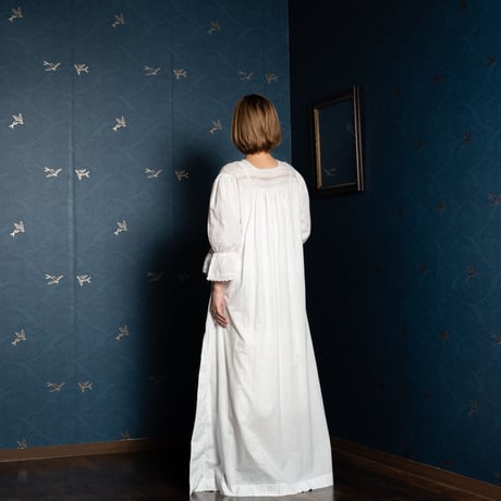 〜1930s French Antique Cotton Lace Night Dress