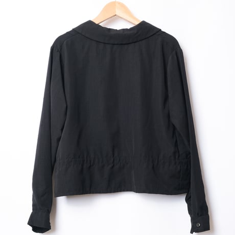 French Antique  Black Blouse  2