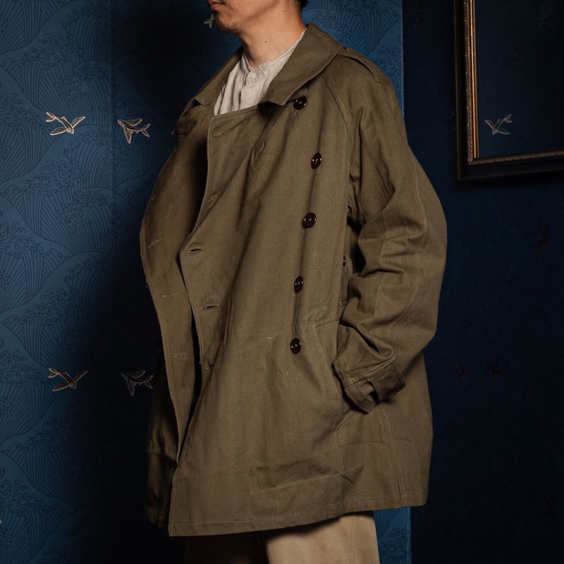 m38　モーターサイクルコート　French army　シングルタイプ 1940's French military M38 motorcycle jacket NOS - フレンチ