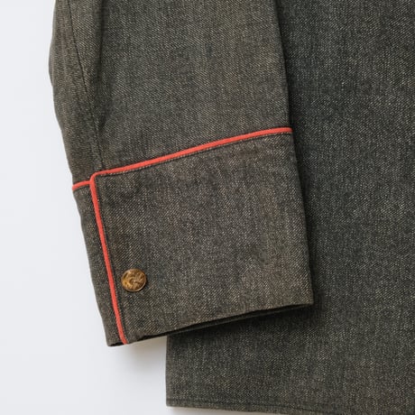 ‐1930s  Swiss Vintage Fireman Jacket  Black