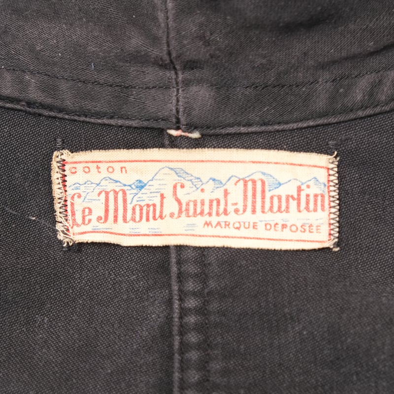 50s France Vintage Le Mont Saint Martin Black M