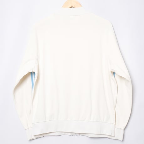 70-80s Vintage adidas Ventex ATP Track Jacket White × Light Blue (Made in France)