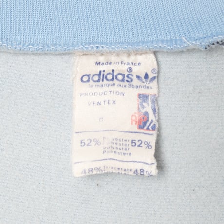 70-80s Vintage adidas Ventex ATP Track Jacket Light Blue × Navy（Made in France）