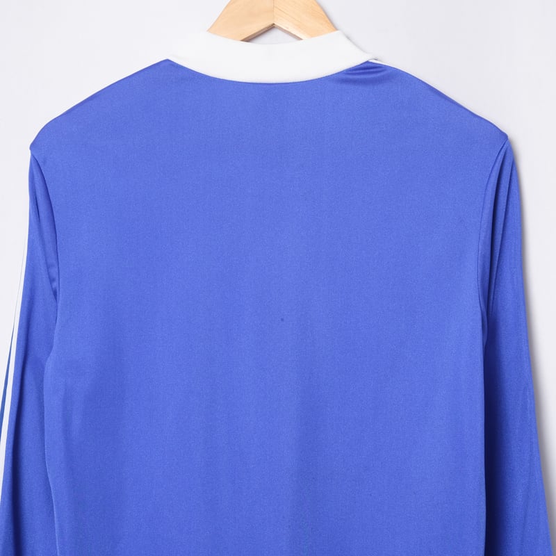 70-80s Vintage adidas Ventex Game Shirt Blue (M