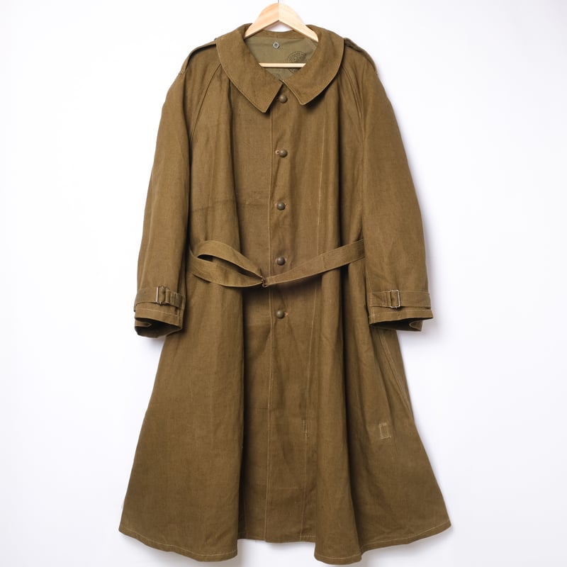 French Army M35 Motorcycle Coat Linen Dead Stoc French Army M35 Motorcycle Coat Linen Dead Stoc