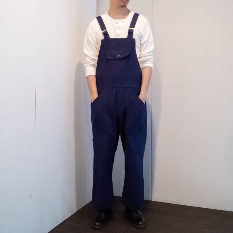 French Army Vintage Cotton Twill Overalls Dead
